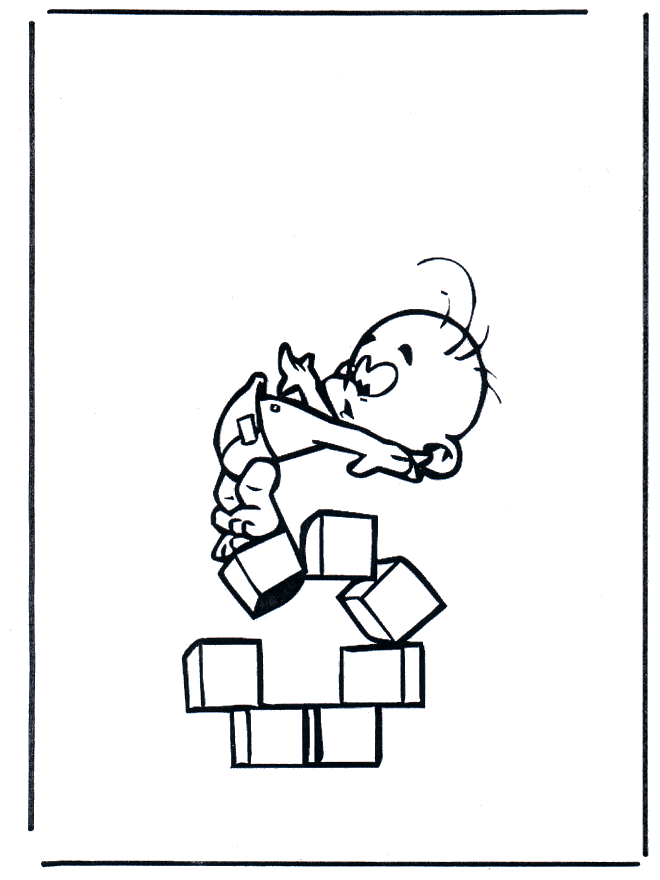 Digits 5 - Alphabeth coloring pages