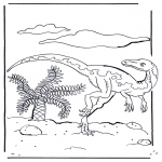 Animals coloring pages - Dinosauer 1