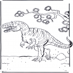 Animals coloring pages - Dinosauer 2