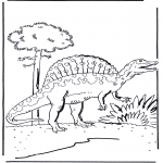 Animals coloring pages - Dinosauer 5