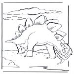 Animals coloring pages - Dinosauer 6