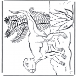 Animals coloring pages - Dinosauer 7