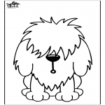 Animals coloring pages - Dog 11