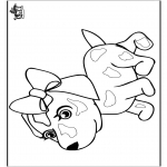 Animals coloring pages - Dog 8