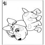 Animals coloring pages - Dog 9