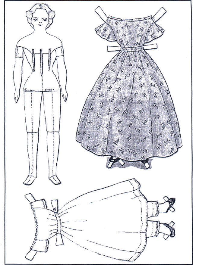 Doll and clothing 1 - paper dolls