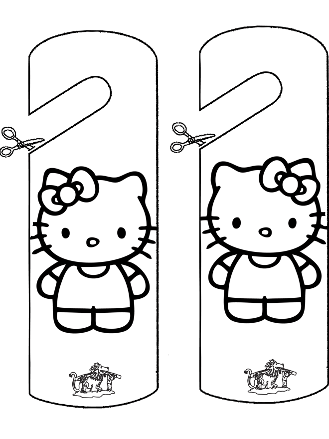 Doormark Kitty - Cut-Out