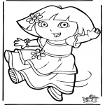 Kids coloring pages - Dora the Explorer 11