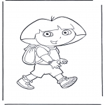 Kids coloring pages - Dora the Explorer 21