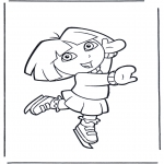 Kids coloring pages - Dora the Explorer 22