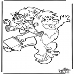 Kids coloring pages - Dora the Explorer 3