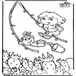 Kids coloring pages - Dora the Explorer 6