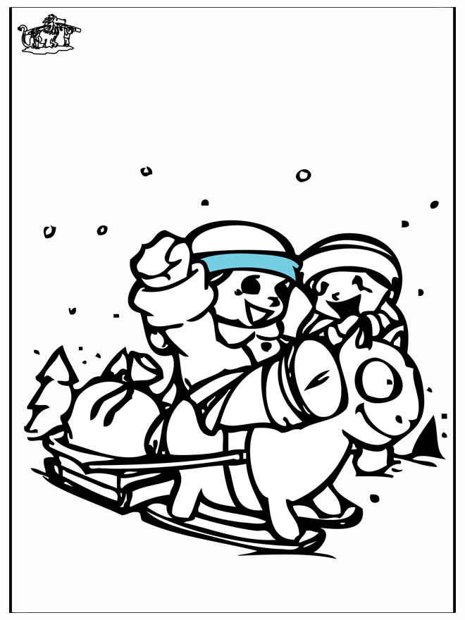 Drawing sled 2 - Snow