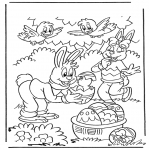 Theme coloring pages - Easter 1