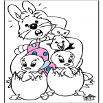 Theme coloring pages - Easter 10