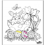 Theme coloring pages - Easter 11