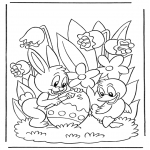 Theme coloring pages - Easter 2