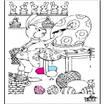 Theme coloring pages - Easter 7