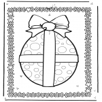 Theme coloring pages - Easter egg 2