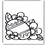 Theme coloring pages - Easter egg 3