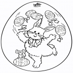 Theme coloring pages - Easter egg 7