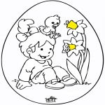 Theme coloring pages - Easter egg 8