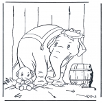 Animals coloring pages - Elephant 5