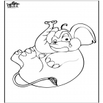 Animals coloring pages - Elephant 9