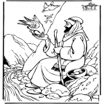 Bible coloring pages - Elia