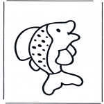 Animals coloring pages - Fish 1