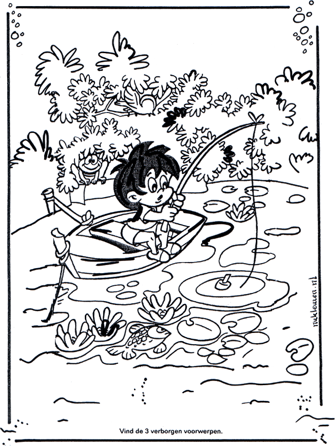 Fishing 1 - Sports coloring pages