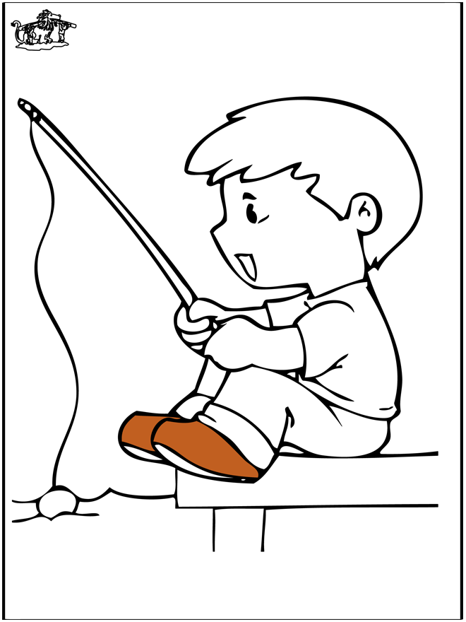 Fishing 4 - Sports coloring pages