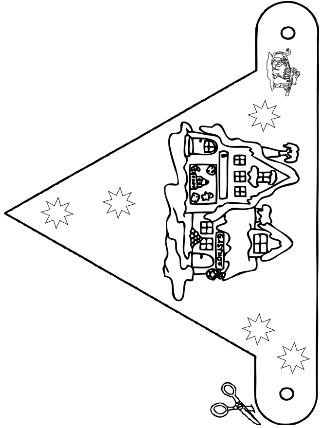 Flag houses - Cut-Out