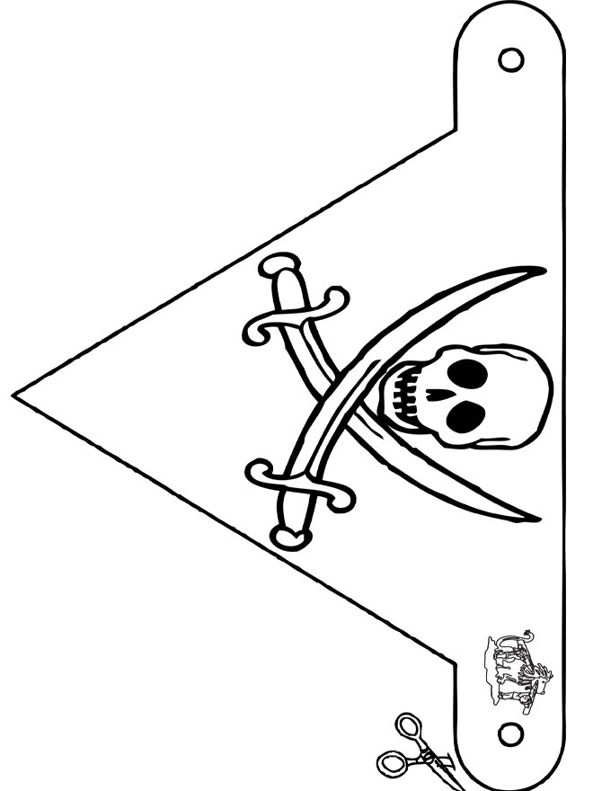 Flag pirate - Cut-Out