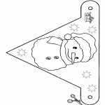 Crafts - Flag Snowman 2