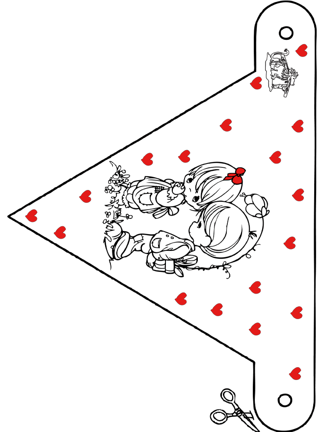 Flag Valentine 2 - Cut-Out