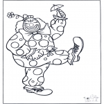 All sorts of - Free coloring pages clown