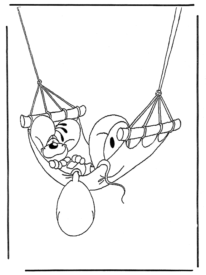 Free coloring pages Diddl - Diddl