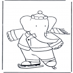 Kids coloring pages - Free coloring pages figure skating