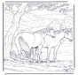 Free coloring pages horse