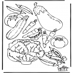 All sorts of - Free coloring pages vegatables