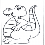 Animals coloring pages - Free coloring sheets dinosauer