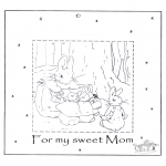 Theme coloring pages - Free coloringpages mothers day