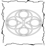 Mandala Coloring Pages - Geomandala 6