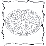 Mandala Coloring Pages - Geomandala 7