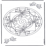 Mandala Coloring Pages - Geomandala 9