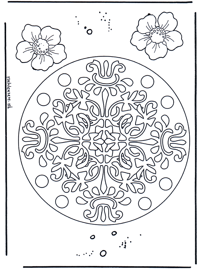 Geomandala flowers - Flower mandalas