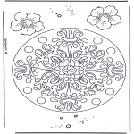 Mandala Coloring Pages - Geomandala flowers