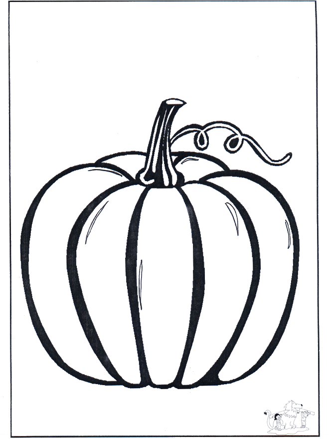 Halloween pumpkin - Halloween coloring pages