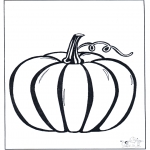 Theme coloring pages - Halloween pumpkin